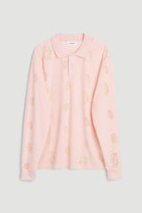 SOULLAND ROBERT long-sleeved polo shirt Top Pink multi