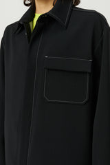 SOULLAND RORY overshirt Shirt Black multi