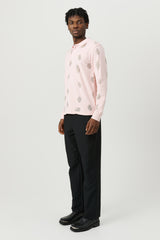 SOULLAND ROBERT long-sleeved polo shirt Top Pink multi