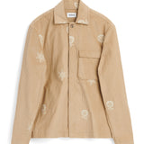 SOULLAND Rory Overshirt Shirt Beige