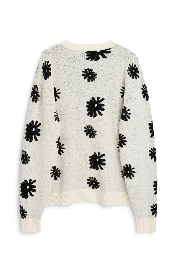 SOULLAND SUNNY crewneck sweater Knitwear Off White Multi