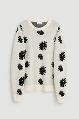 SOULLAND SUNNY crewneck sweater Knitwear Off White Multi