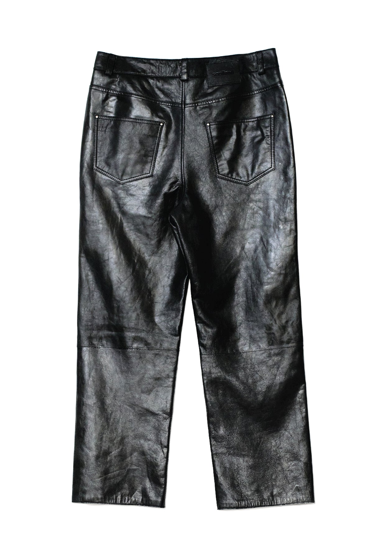 SOULLAND TOM leather pants Pants Black
