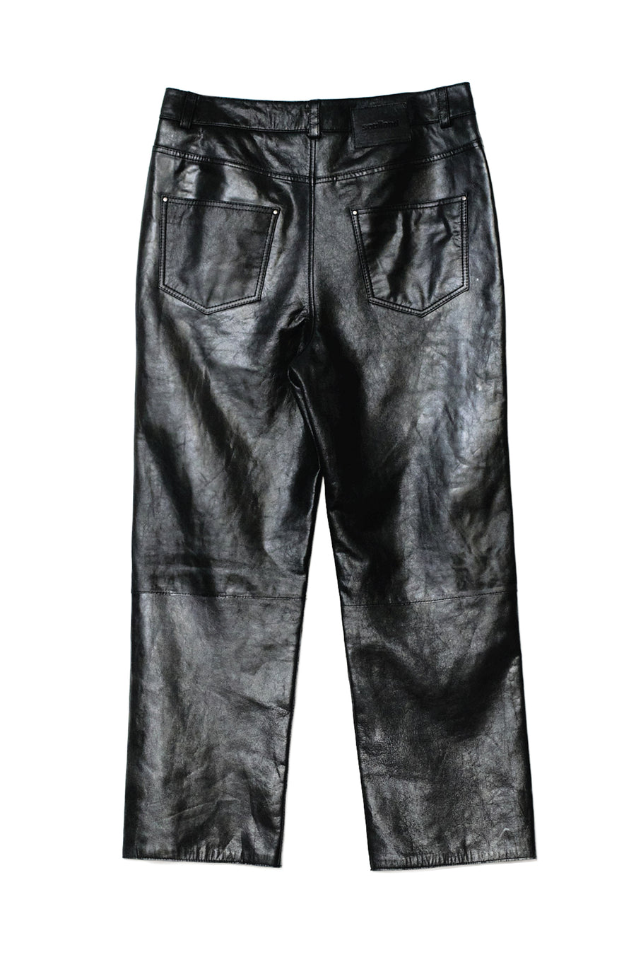 SOULLAND TOM leather pants Pants Black