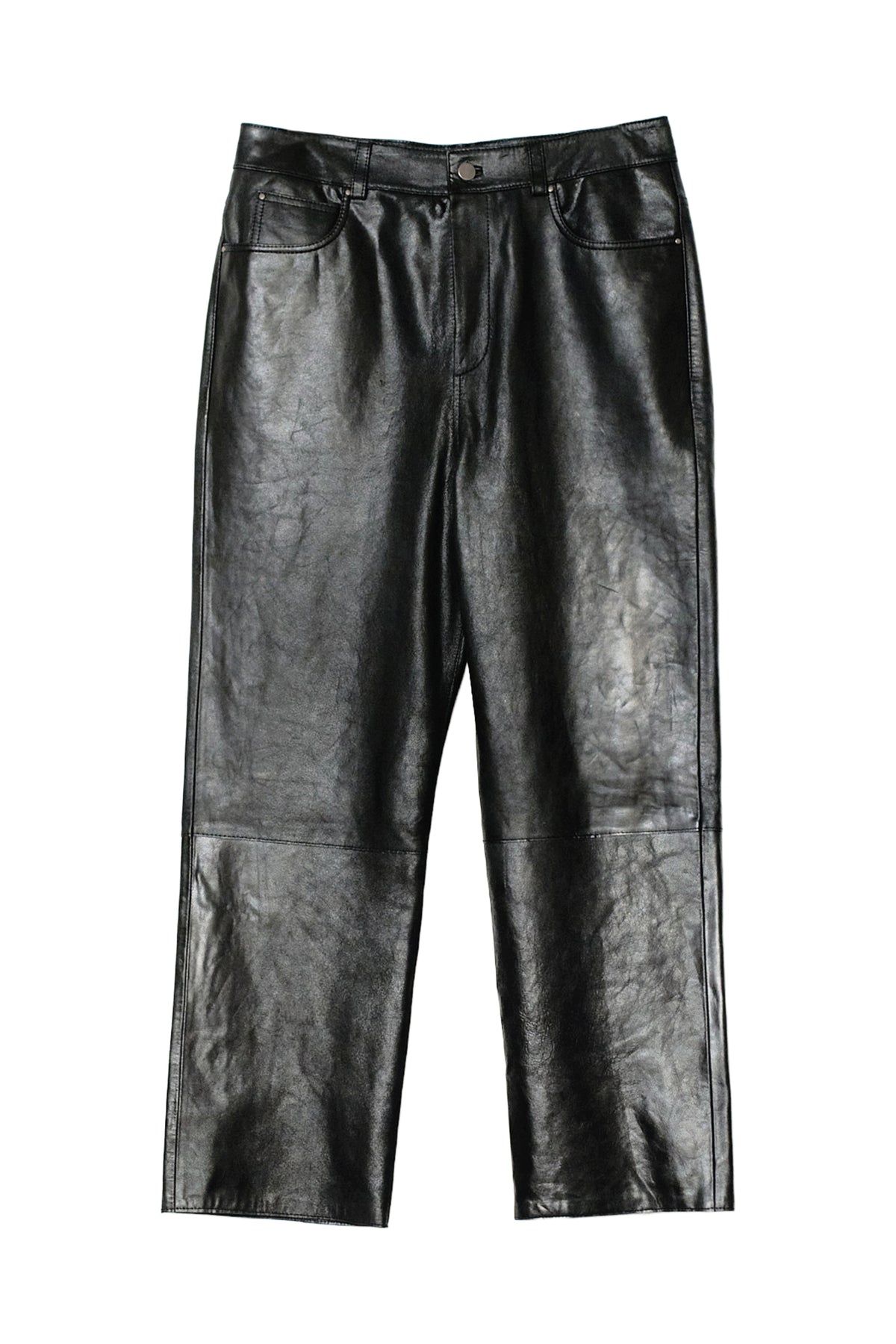 SOULLAND TOM leather pants Pants Black