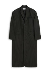 SOULLAND TROY coat Jacket/coat/vest Black pinstripe