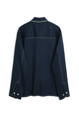 SOULLAND TYRA overshirt Shirt Navy