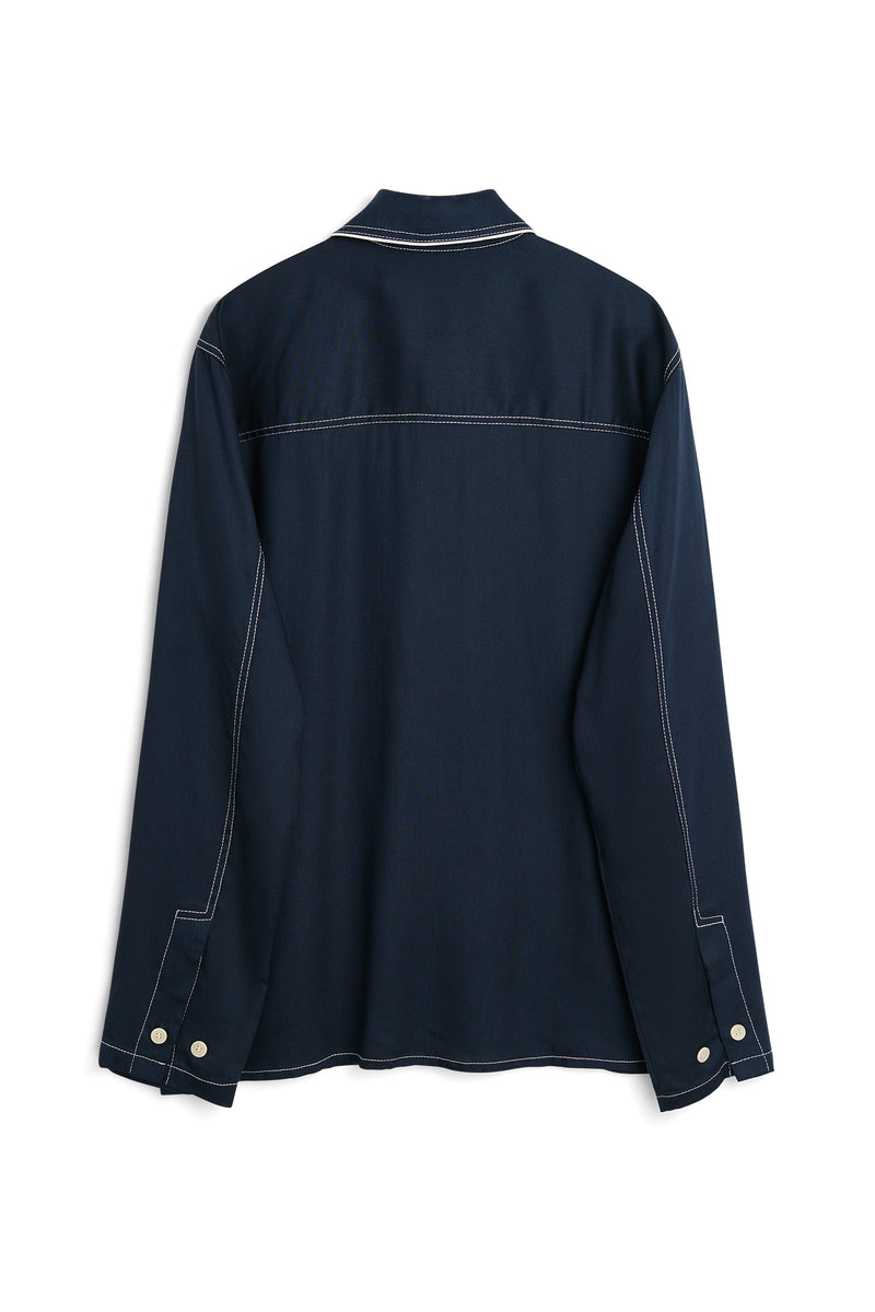 SOULLAND TYRA overshirt Shirt Navy