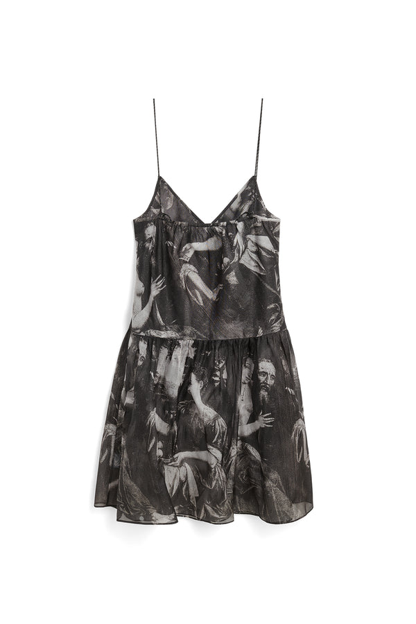 SOULLAND Tanya Dress Dress Black AOP