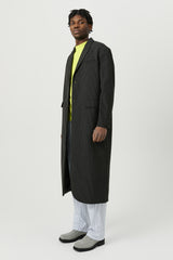 SOULLAND TROY coat Jacket/coat/vest Black pinstripe