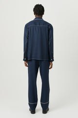 SOULLAND Tyra Overshirt Shirt Navy