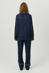 SOULLAND Tyra Overshirt Shirt Navy