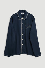 SOULLAND Tyra Overshirt Shirt Navy