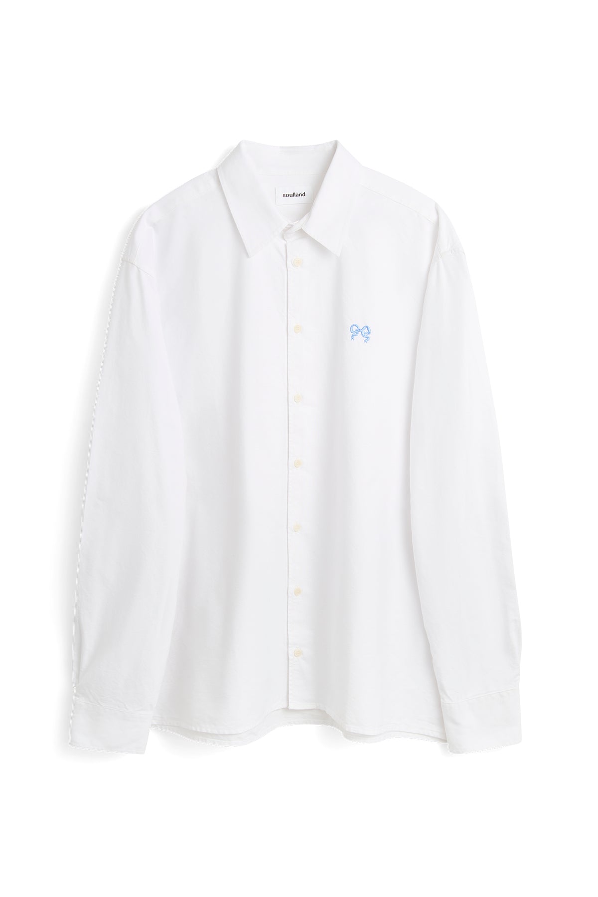 SOULLAND VIT bttn down oxford shirt Shirt White