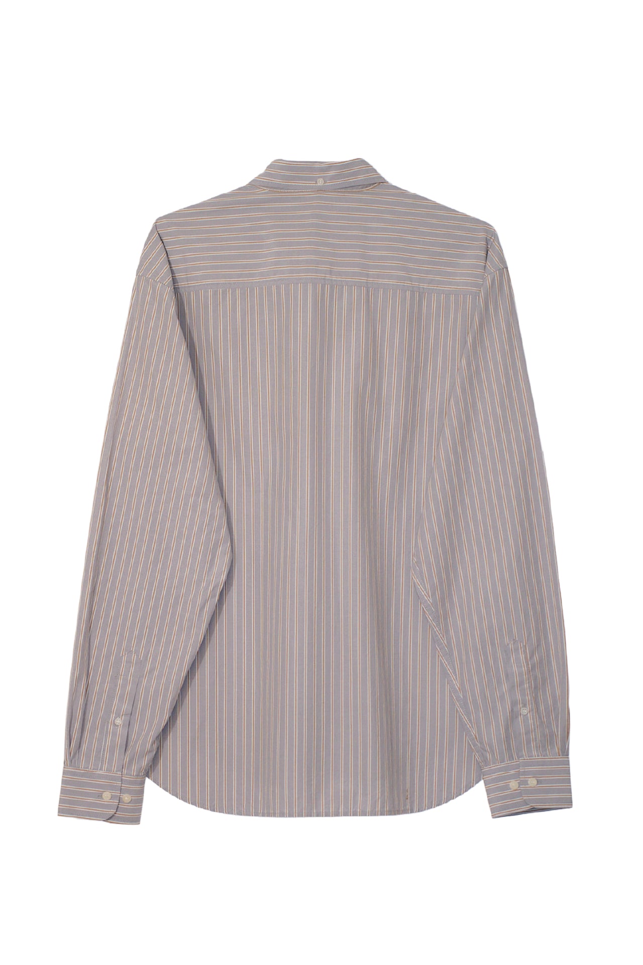 SOULLAND VIT button down stripe shirt Shirt Grey