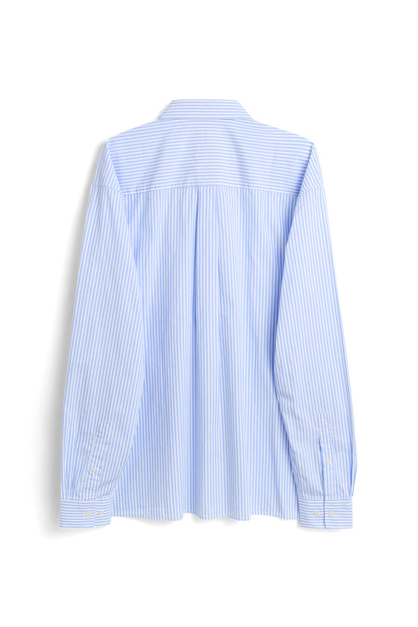 SOULLAND VIT stripe shirt Shirt Light Blue