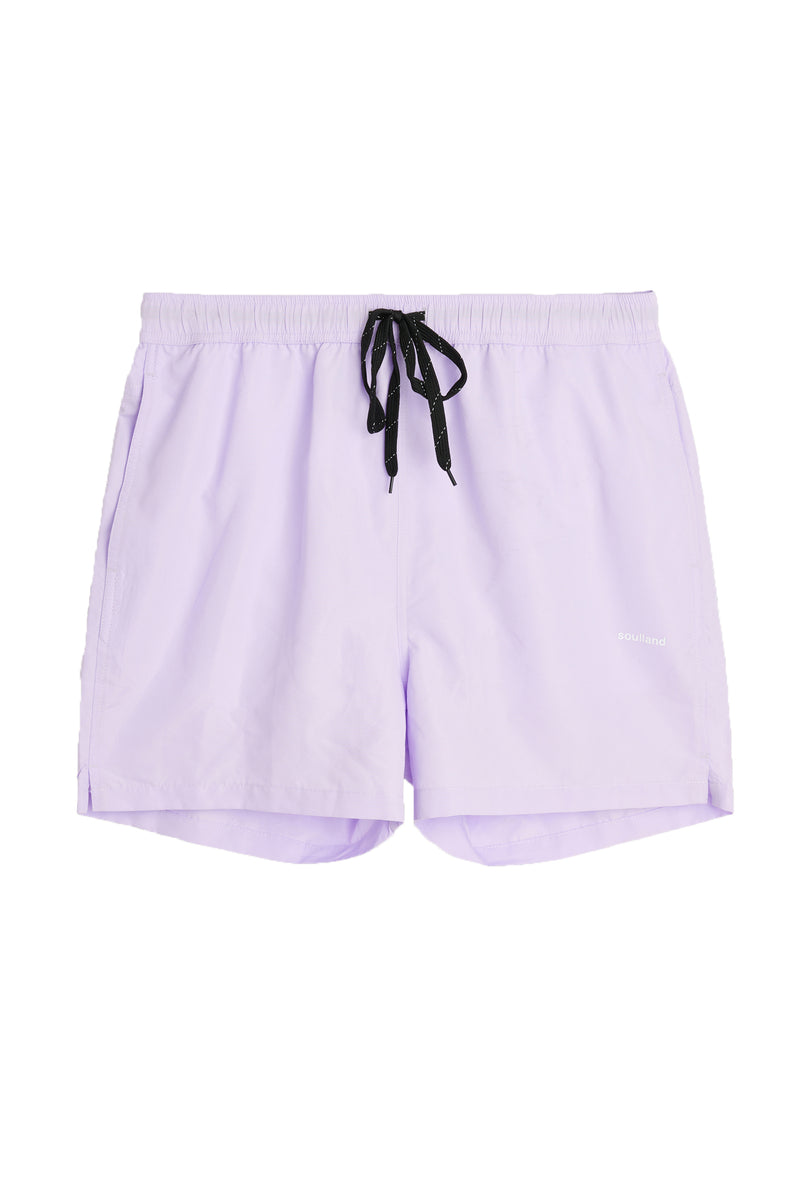 SOULLAND William Swim Shorts Shorts Pastel lilac