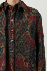 SOULLAND Windom Jacquard Jacket Jacket/coat/vest Red multi