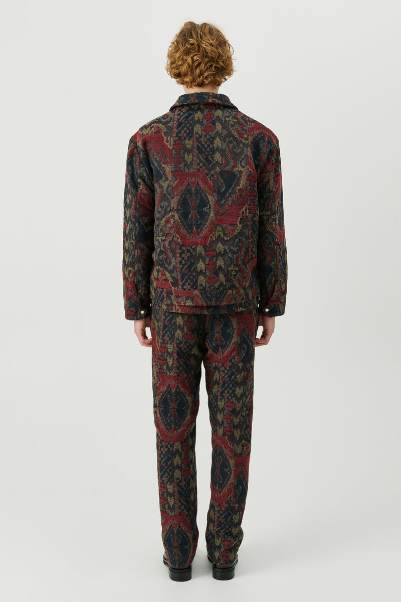 SOULLAND Windom Jacquard Jacket Jacket/coat/vest Red multi