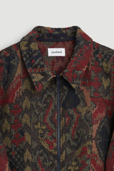 SOULLAND Windom Jacquard Jacket Jacket/coat/vest Red multi