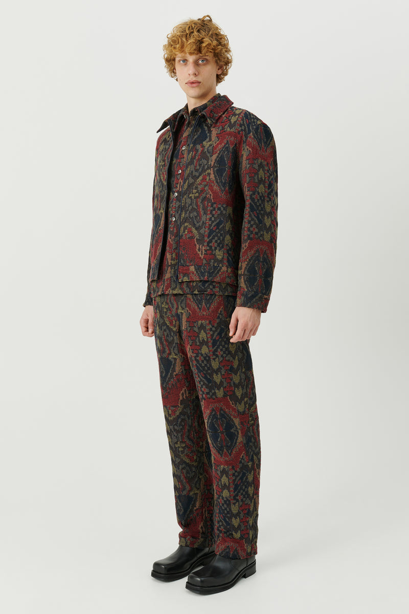 SOULLAND Windom Jacquard Jacket Jacket/coat/vest Red multi