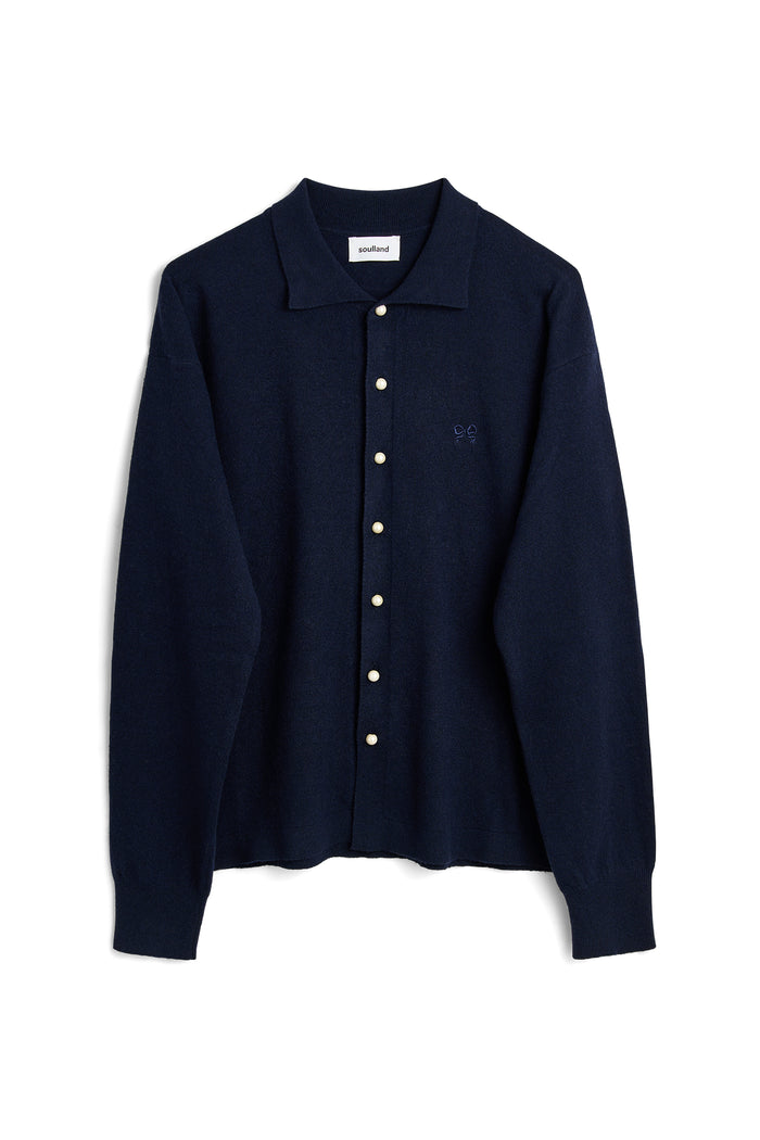 SOULLAND YVES cardigan Knitwear Navy