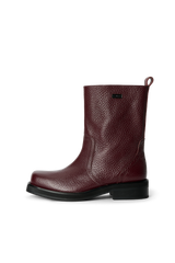 DELAWARE structured leather boots