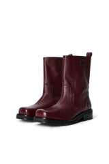 DELAWARE structured leather boots