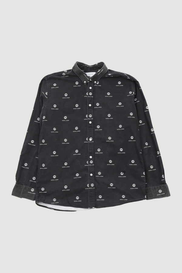 Reseller Patterned bow logo shirt