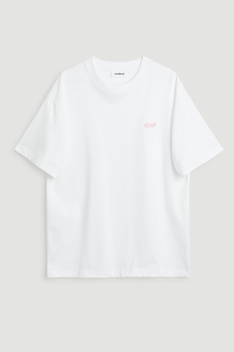 SOULLAND Balder patch T-shirt T-shirt White