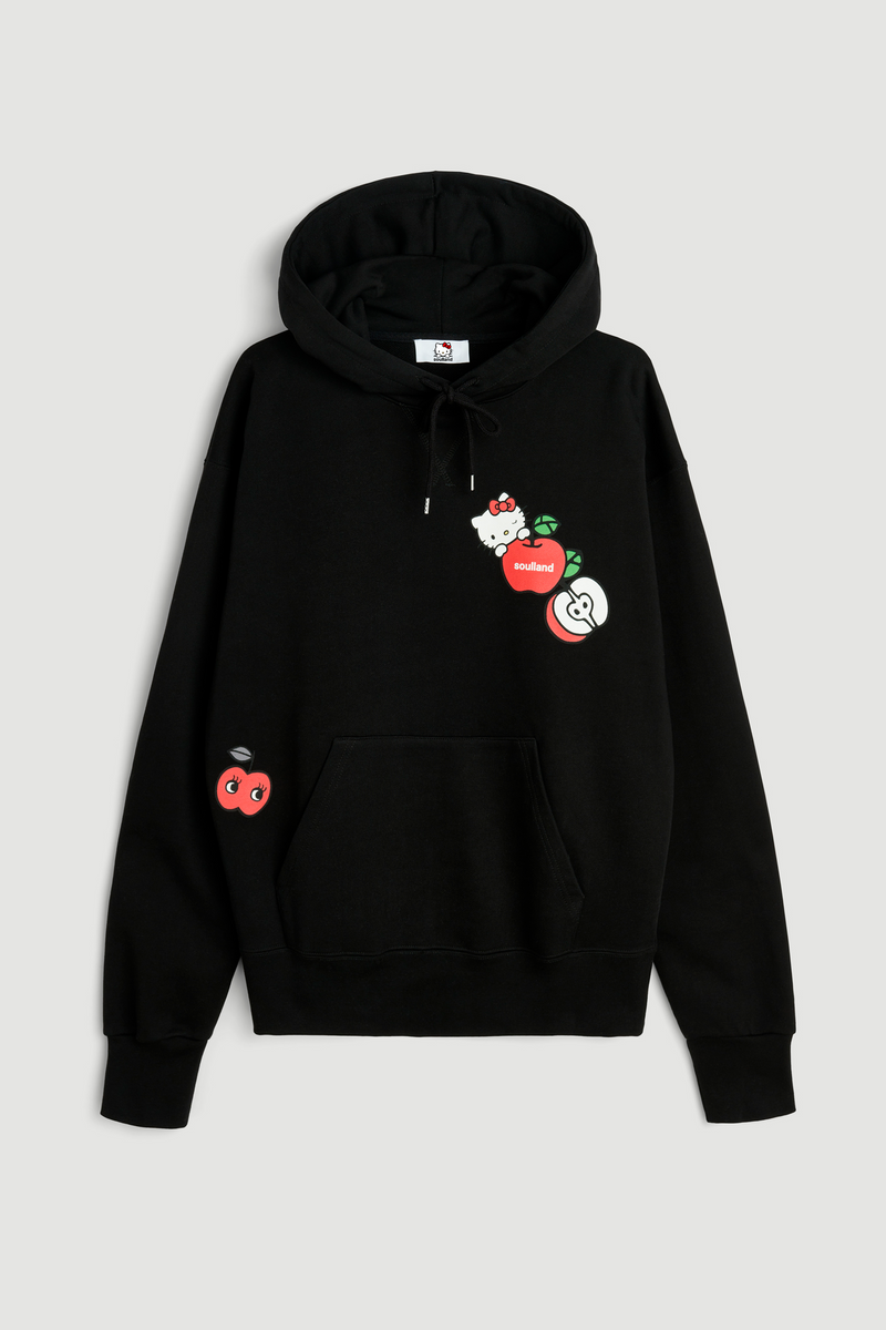 SOULLAND HK Apple Hoodie Sweatshirt/hoodie Black