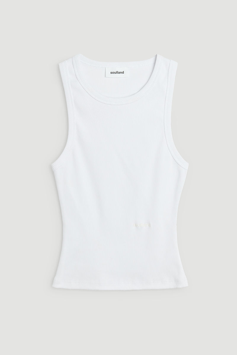 SOULLAND Indigo top T-shirt White