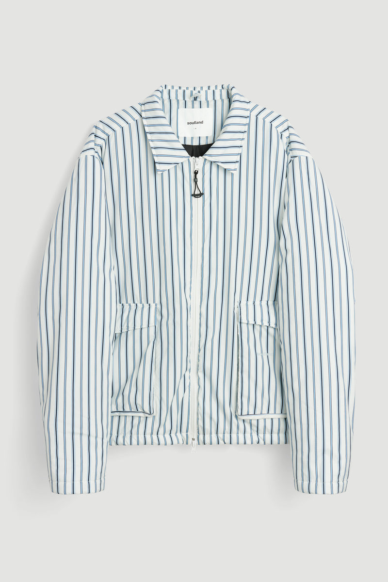 SOULLAND Jamie jacket Jacket/coat/vest White/blue stripes