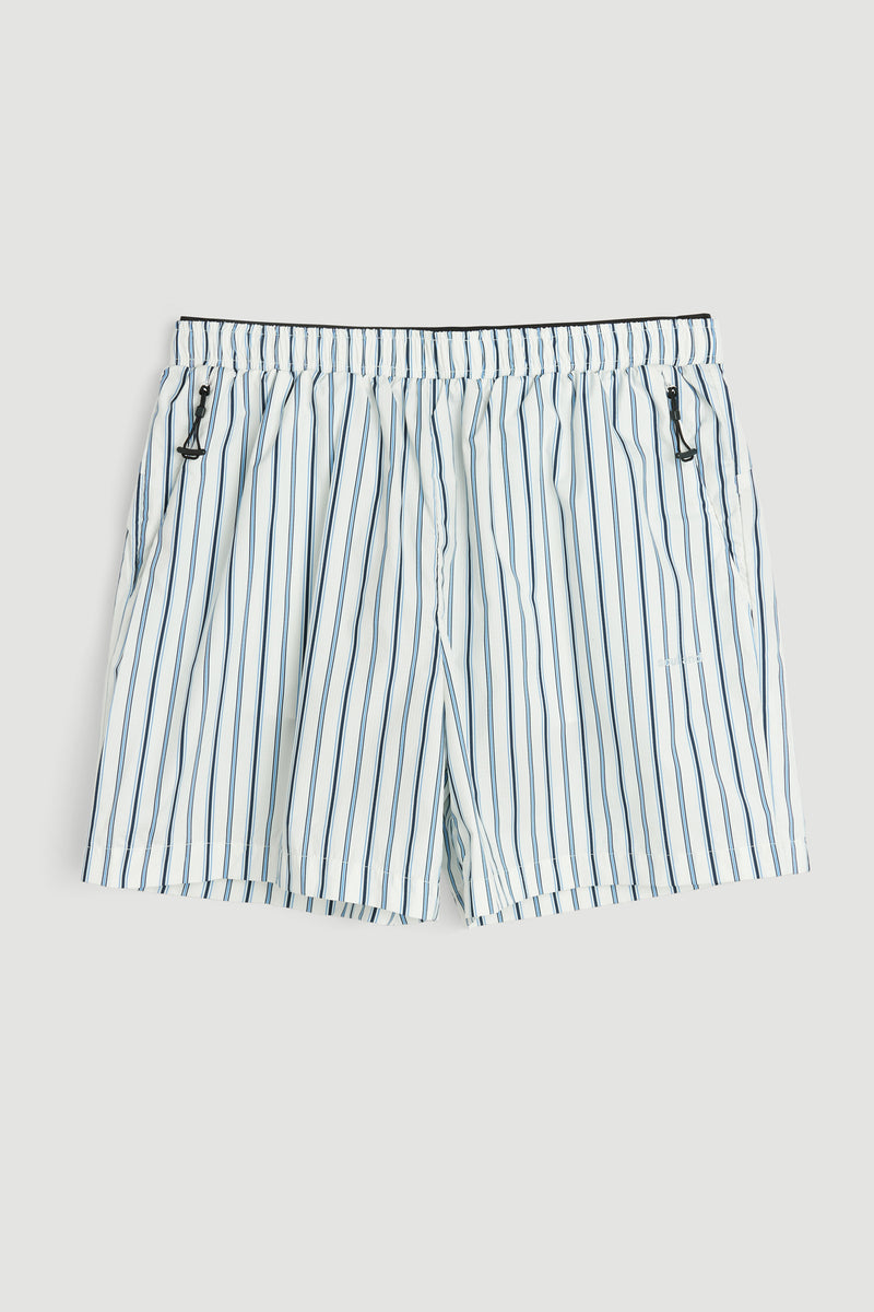 SOULLAND Mateo shorts Shorts White/blue stripes