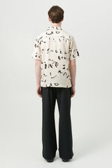 SOULLAND Orson shirt Shirt Off White AOP