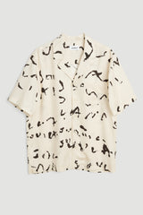 SOULLAND Orson shirt Shirt Off White AOP