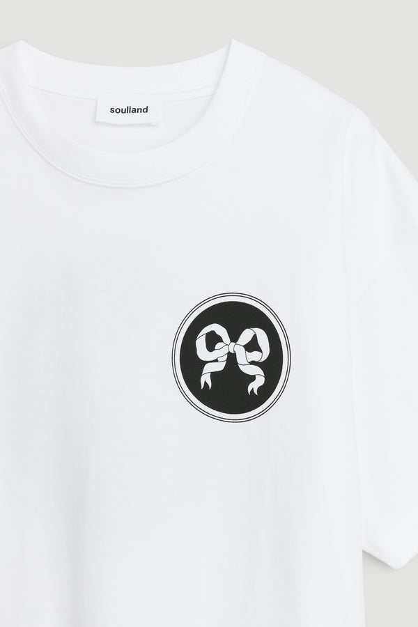 SOULLAND Ribbon Emblem 2012 T-shirt T-shirt White